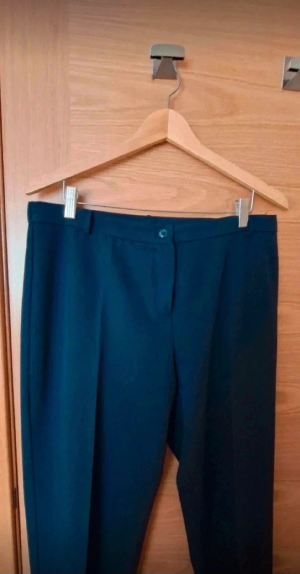 Calça feminina, cor azul marinho, tamanho 44 – photo 2